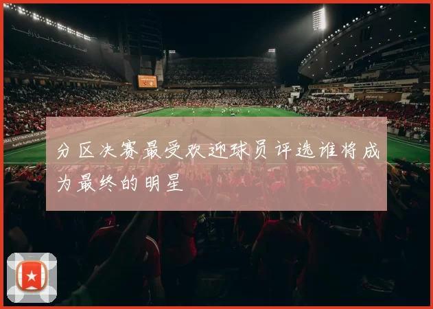 分区决赛最受欢迎球员评选谁将成为最终的明星